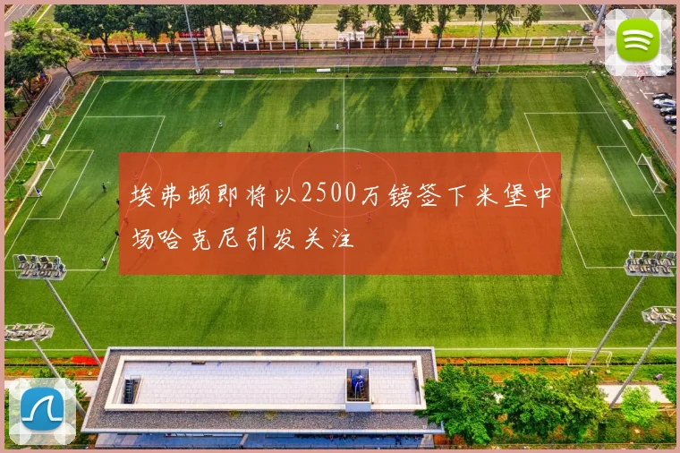 埃弗顿即将以2500万镑签下米堡中场哈克尼引发关注